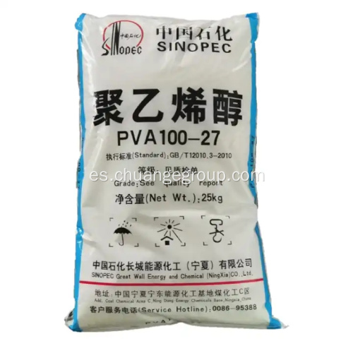 Alcohol polivinílico sinopec PVA 2488 1799 para adhesivo